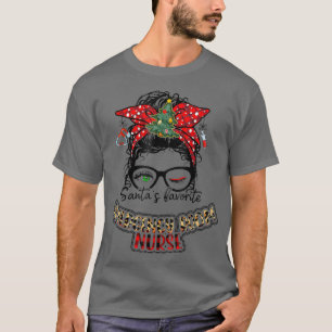 Christmas Nurse Emergency Room Nurse I love Being  T-Shirt