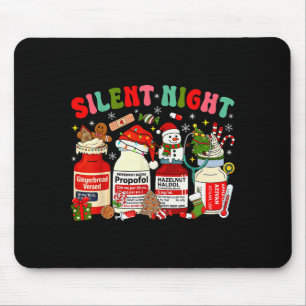 Christmas Nurse Funny Peppermint Mocha Profol Er E Mouse Pad