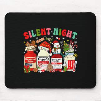 Christmas Nurse Funny Peppermint Mocha Profol Er E Mouse Pad