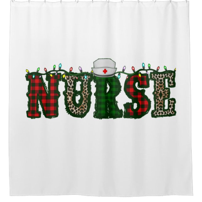 christmas nurse leopard print xmas (Front)