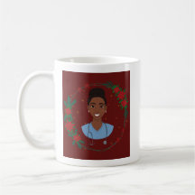 Christmas Nurse Mug, Personalized RN Gift