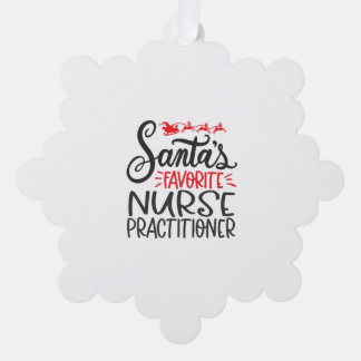 Christmas nurse practitioner, nurse np  ornament card