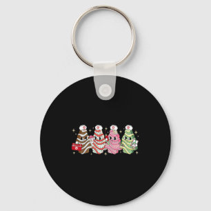 Christmas Nurse Tree Cake Emergency Christmas Rn E Keychain
