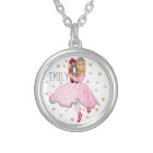 Christmas Nutcracker Ballerina Necklace Personaliz