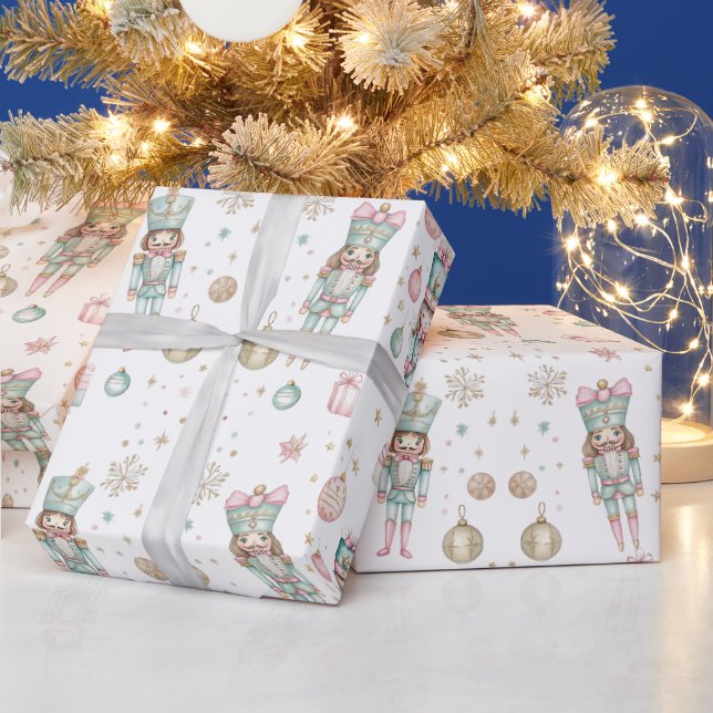 Christmas Nutcracker & Ballerina  Wrapping Paper (Holidays)