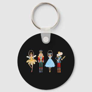 Christmas Nutcracker Ballet Cute Xmas Gifts for Wo Keychain