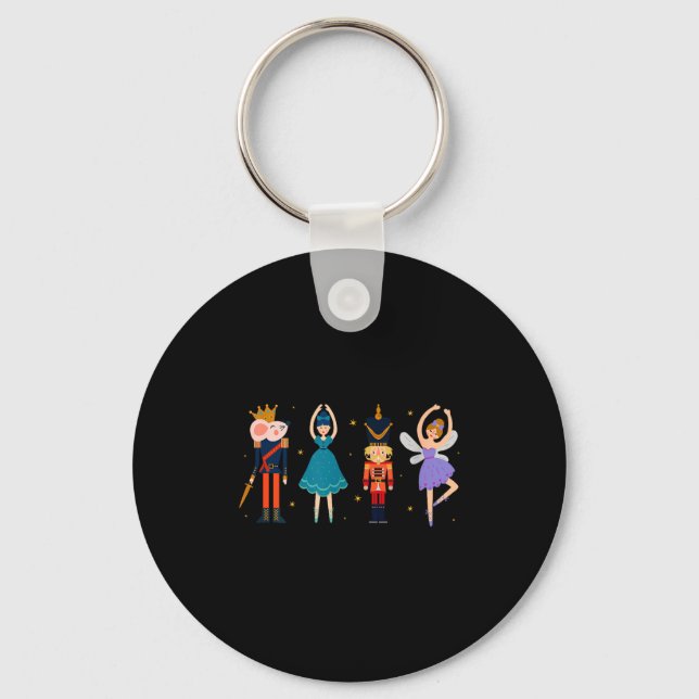 Christmas Nutcracker Ballet - Nutcracker  Keychain (Front)