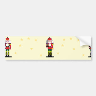 Christmas nutcracker bumper sticker