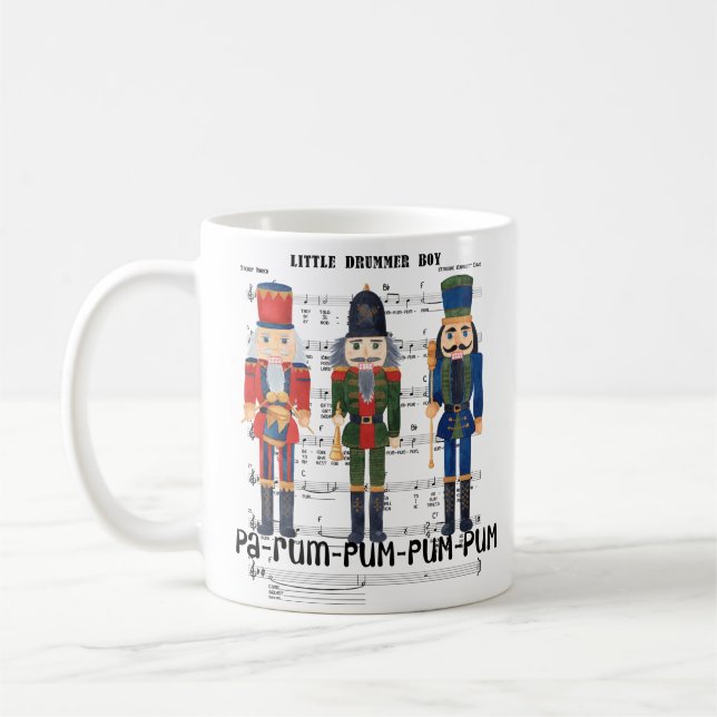 Christmas Nutcracker Coffee Mug (Left)