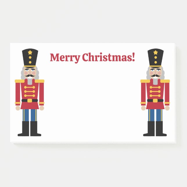 Christmas nutcracker custom Post-it® notes (Front)