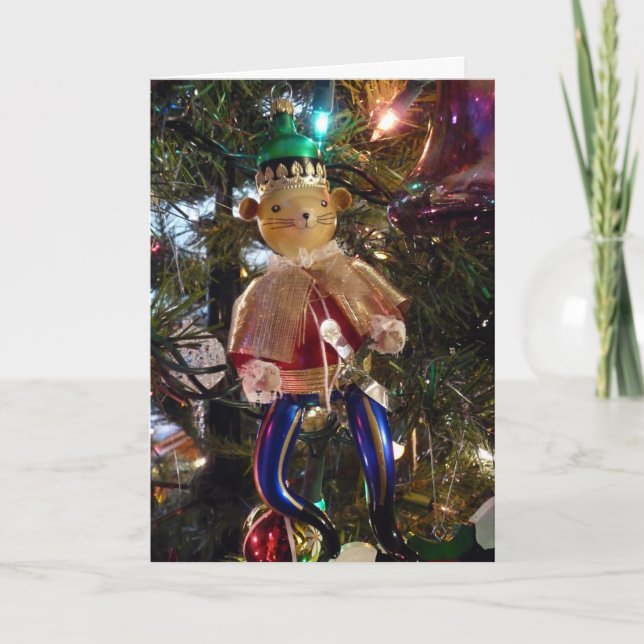 Christmas Nutcracker Decoration and Ornaments Card (Front)