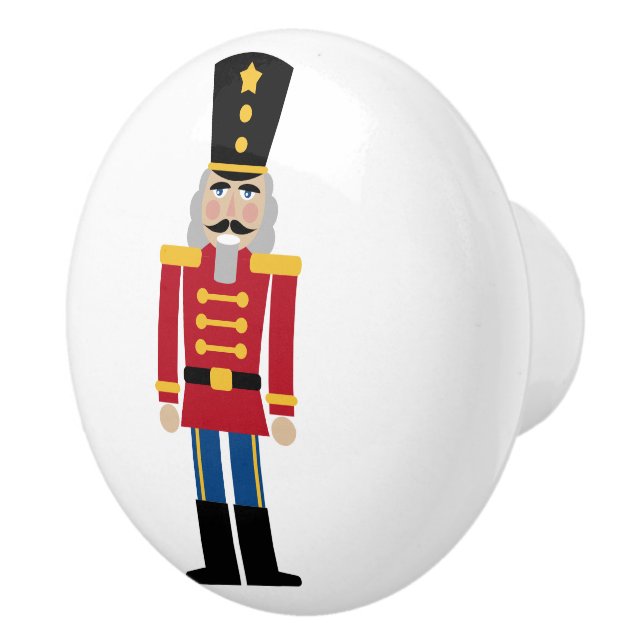 Christmas nutcracker door and drawer pull knobs (Right)