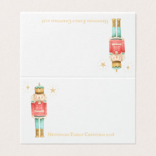 Christmas Nutcracker Guest Seating Place Card