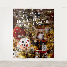 Christmas Nutcracker Holiday Photo Backdrop