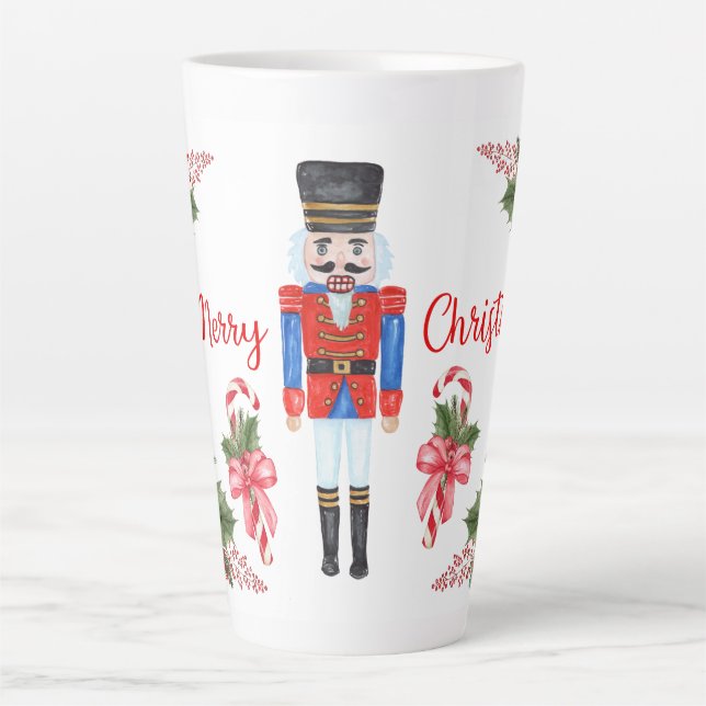 Christmas Nutcracker Latte Mug (Front)