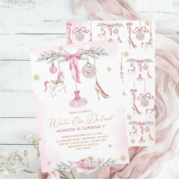 Christmas Nutcracker One DerLand pink ballet baby