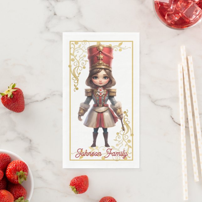 Christmas Nutcracker Paper Napkin (Insitu)