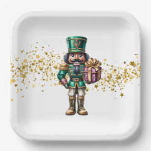 Christmas Nutcracker Paper Plate