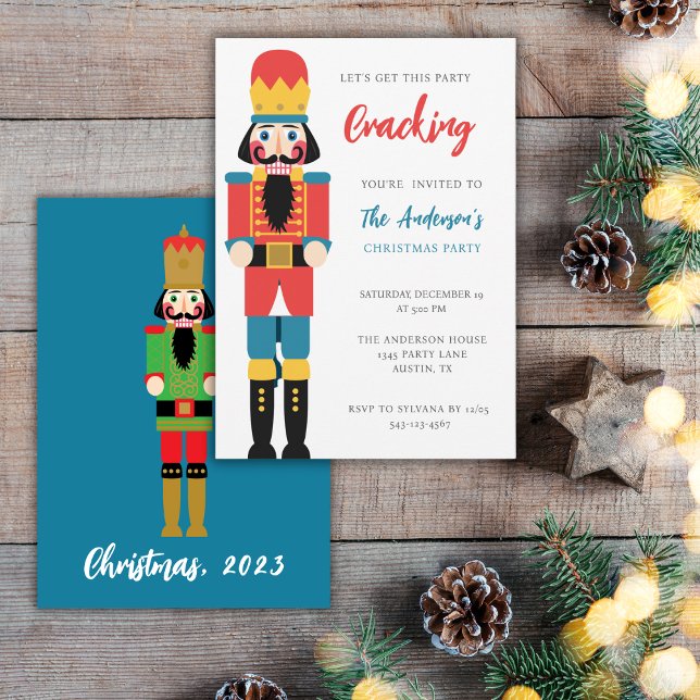 CHRISTMAS NUTCRACKER PARTY HOLIDAY INVITATION (Creator Uploaded)