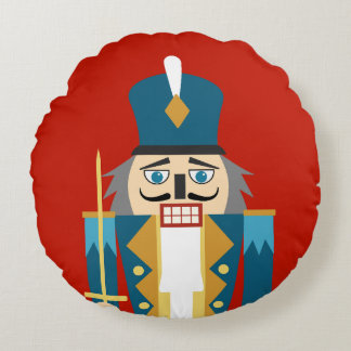 Christmas Nutcracker Red Background Pillow Case