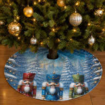 Christmas Nutcracker Snowy Woodland