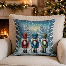 Christmas Nutcracker Snowy Woodland