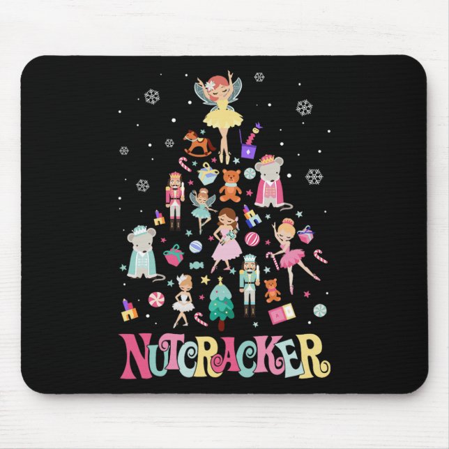 Christmas Nutcracker Squad Ballet Dance Matching F Mouse Pad (Front)