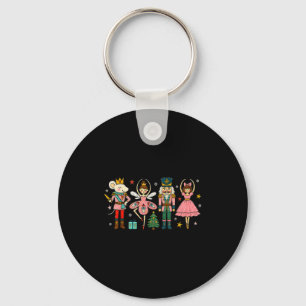 Christmas Nutcracker Squad Ballet Dance Women Kid  Keychain
