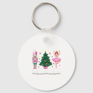 Christmas Nutcracker Squad Ballet Dance Women Kids Keychain