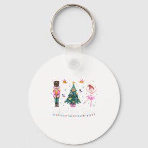 Christmas Nutcracker Squad Ballet Dance Women Kids Keychain