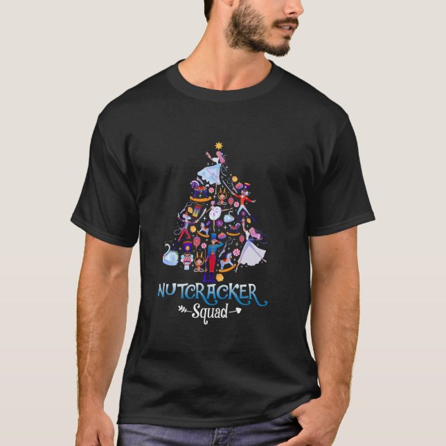 Christmas Nutcracker Squad Ballet Dance Women Kids T-Shirt (Front)