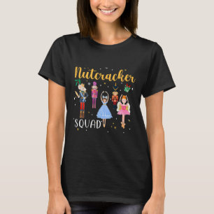 Christmas Nutcracker Squad Byllet Dance Women Kid  T-Shirt