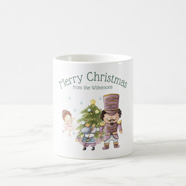 Christmas Nutcracker Sugar Plum Fairy & Mouse King Coffee Mug (Center)