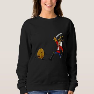 Christmas Nutcracker Sword Santa Hat  Funny Gift 1 Sweatshirt