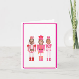 Christmas Nutcracker Trump Kennedy Musk Card