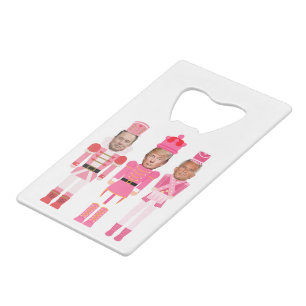 Christmas Nutcracker Trump Kennedy Musk Credit Card Bottle Opener
