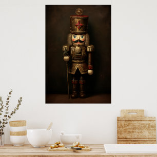 Christmas Nutcracker Vintage style Poster