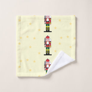 Christmas nutcracker wash cloth