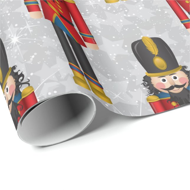 Christmas Nutcracker Xmas Soldier Wrapping Paper (Roll Corner)