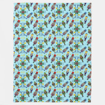 Christmas Nutcrackers Fleece Blanket
