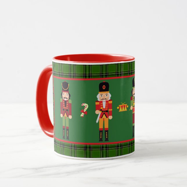 Christmas Nutcrackers Mug (Front Left)