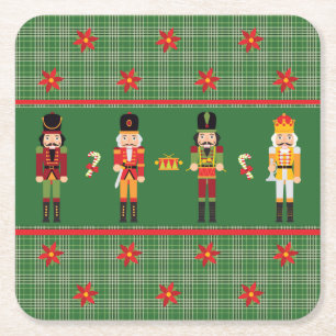 Christmas Nutcrackers Paper Coaster