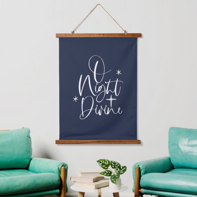 Christmas O Night Divine Hanging Tapestry (Living Room)