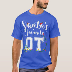 Christmas Occupational Therapist therapy Santa's F T-Shirt