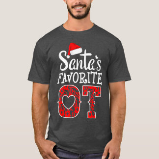 Christmas Occupational Therapy crew Santas T-Shirt