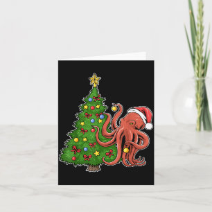 Christmas Octopus  Card