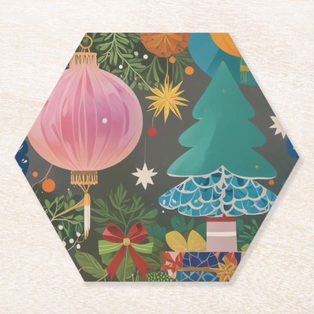 Christmas of Korean_Coaster Paper Coaster (Front)