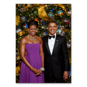 Christmas of President Barack Obama and Michelle Table Number