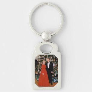 Christmas of US President Bill Clinton & Hillary Keychain