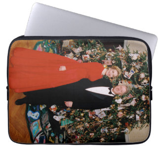 Christmas of US President Bill Clinton & Hillary  Laptop Sleeve